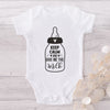 Keep Calm And Give Me The Milk-Onesie-Best Gift For Babies-Adorable Baby Clothes-Clothes For Baby-Best Gift For Papa-Best Gift For Mama-Cute Onesie