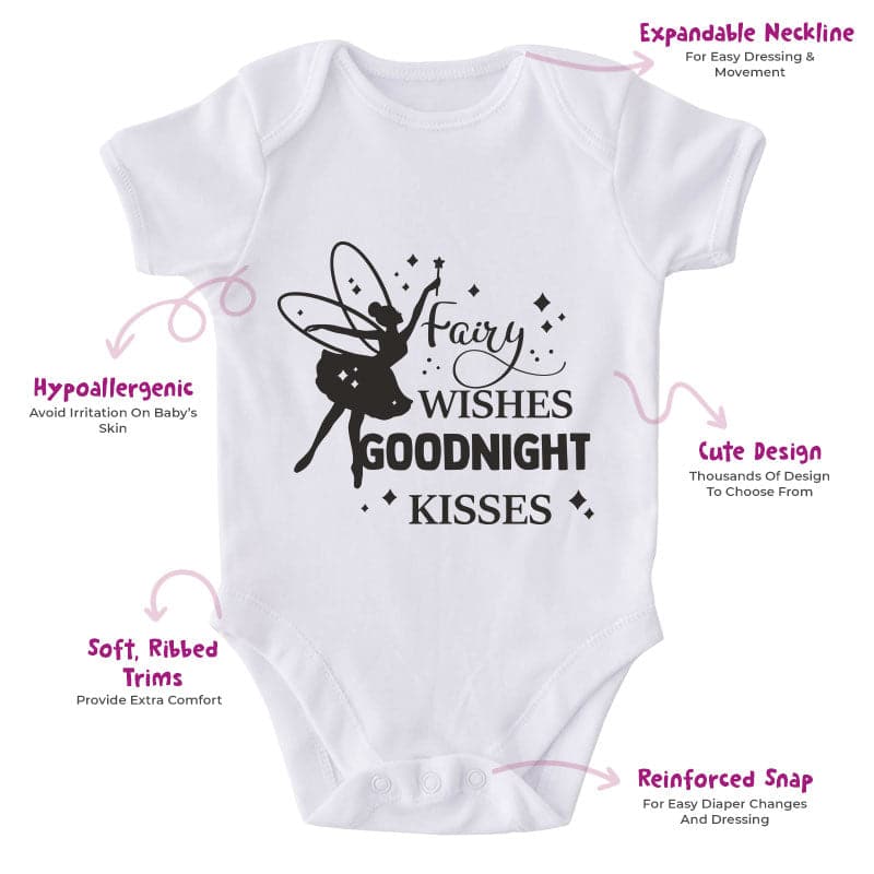 Fairy Wishes Goodnight-Onesie-Best Gift For Babies-Adorable Baby Clothes-Clothes For Baby-Best Gift For Papa-Best Gift For Mama-Cute Onesie