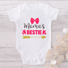 Mama's Bestie-Onesie-Best Gift For Babies-Adorable Baby Clothes-Clothes For Baby-Best Gift For Papa-Best Gift For Mama-Cute Onesie