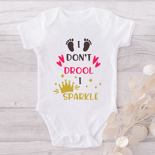 I Don't Drool I Sparkle-Onesie-Best Gift For Babies-Adorable Baby Clothes-Clothes For Baby-Best Gift For Papa-Best Gift For Mama-Cute Onesie