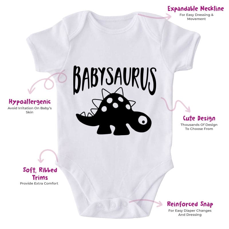 Babysaurus-Onesie-Best Gift For Babies-Adorable Baby Clothes-Clothes For Baby-Best Gift For Papa-Best Gift For Mama-Cute Onesie