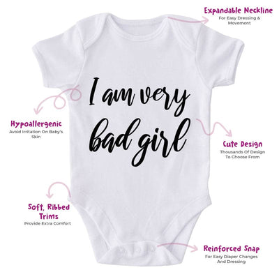 I Am Very Bad Girl-Onesie-Best Gift For Babies-Adorable Baby Clothes-Clothes For Baby-Best Gift For Papa-Best Gift For Mama-Cute Onesie