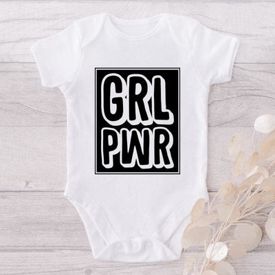 GRL PWR-Onesie-Best Gift For Babies-Adorable Baby Clothes-Clothes For Baby-Best Gift For Papa-Best Gift For Mama-Cute Onesie