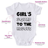 Girl's Squad To The Rescue-Onesie-Best Gift For Babies-Adorable Baby Clothes-Clothes For Baby-Best Gift For Papa-Best Gift For Mama-Cute Onesie