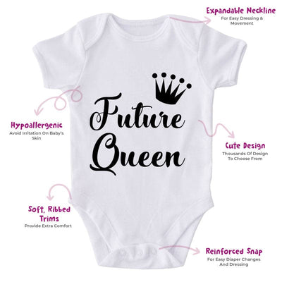 Future Queen-Onesie-Best Gift For Babies-Adorable Baby Clothes-Clothes For Baby-Best Gift For Papa-Best Gift For Mama-Cute Onesie