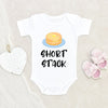Baby Shower Gift Cute Baby Onesie Short Stack Pancakes Baby Onesie Food Themed Baby Onesie Unique Baby Clothes