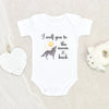 Woodland Animal Onesie - Pregnancy Announcement - I Wolf You To The Moon And Back Onesie - Cute Wolf Onesie - Boho Baby Clothes - Wolf Onesie