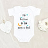 Newborn Baby Clothes - Tia Baby Onesie - My Tia Loves Me To The Moon And Back Onesie - Tia Loves Me Onesie - Tia Baby Clothes