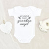 Guardian Angel Baby Onesie - Uncle Memorial Baby Onesie - My Uncle Is My Guardian Angel Baby Onesie - Cute Baby Clothes - Cute Baby Onesie