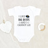Law Enforcement Baby Onesie - Police Baby Reveal Onesie - I like Big Busts And I Cannot Lie Baby Onesie - Newborn Baby Clothes - Police Baby Onesie
