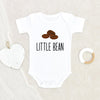 Unisex Baby Onesie Coffee Baby Onesie Little Bean Coffee Baby Onesie Cute Baby Onesie Baby Announcement Minimalist Baby Onesie