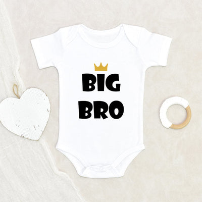 Cute Crown Baby Boy Onesie Baby Boy Clothes Big Brother Baby Onesie Unique Baby Onesie Baby Shower Gift