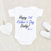 Personalized Baby Onesie - Custom Boy Name Onesie - Baby Boy Onesie - First Fathers Day Onesie - Fathers Day Gift