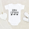 Pregnancy Announcement Baby Onesie - Custom Baby Clothes - Custom Name Onesie - Personalized Baby Name Onesie