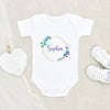 Cute Baby Girl Onesie - Custom Name Baby Clothes - Personalized Baby Name Onesie - Cute Baby Onesie - Newborn Baby Onesie