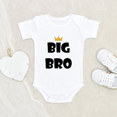 Cute Crown Baby Boy Onesie Baby Boy Clothes Big Brother Baby Onesie Unique Baby Onesie Baby Shower Gift