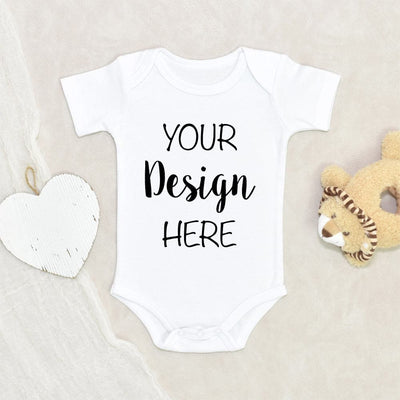 Baby Shower Gift Custom Text Baby Onesie Custom Design Baby Onesie Personalized Design Baby Onesie New Baby Gift
