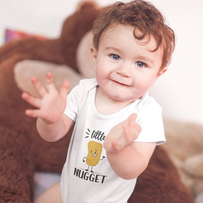 Funny Chicken Nugget Onesie - Little Nugget Clothes - Cute Little Nugget Baby Onesie