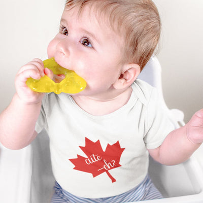 Baby Onesie - Canadian Baby Clothes - Funny Baby Clothes - Cute Eh? Baby Onesie - Cute Baby Onesie