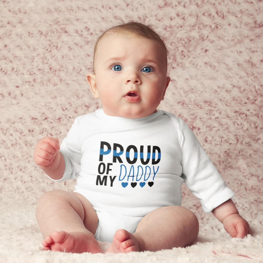 Police Dad To Be Onesie - Police Baby Onesie - Proud Of My Daddy Baby Onesie - Police Officer Baby Onesie - Cute Baby Clothes