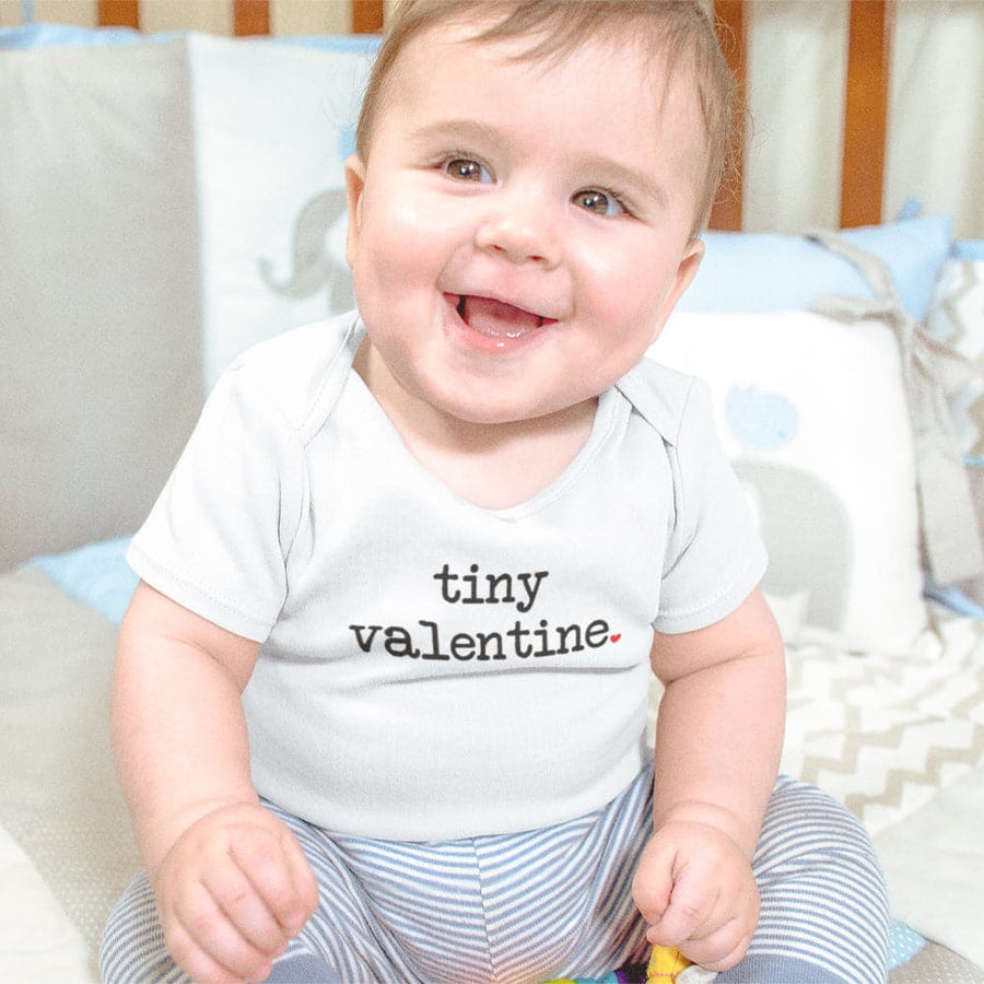 Little Valentine Onesie - Tiny Valentine Onesie - Cute Valentines Day Onesie