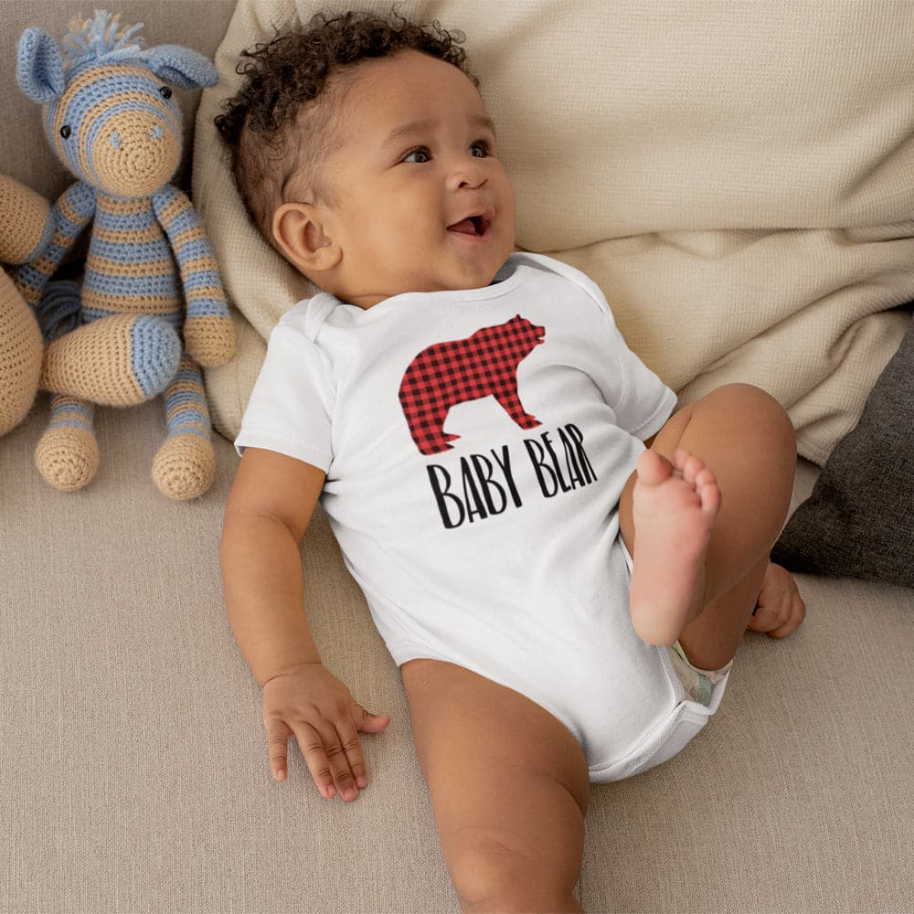 Cute baby bear on sale onesie