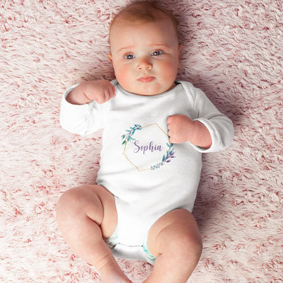 Cute Baby Girl Onesie - Custom Name Baby Clothes - Personalized Baby Name Onesie - Cute Baby Onesie - Newborn Baby Onesie