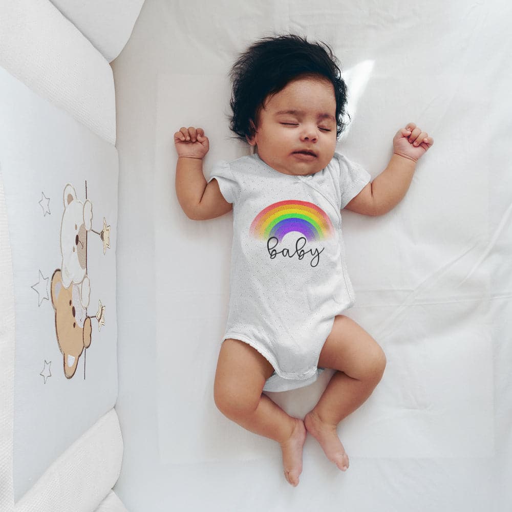 Rainbow baby best sale onesie boy