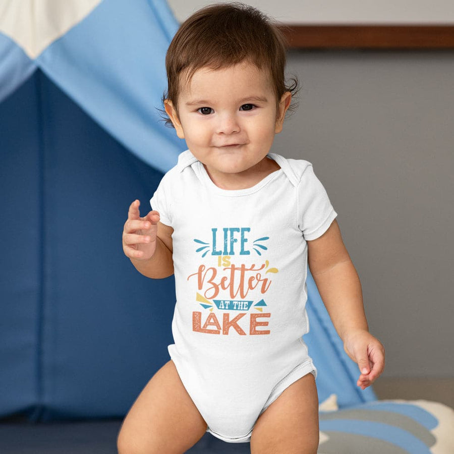 Life Is Better At The Lake Onesie - Lake Life Baby Onesie - Adventure Onesie - Little Camper Onesie