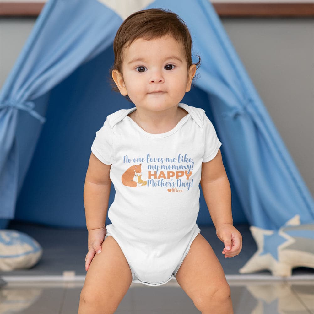 Mother's day onesie store for baby boy